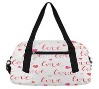 Love Letter - Borsone da viaggio per bambini con scritta "Love Letter", per ragazze e ragazzi, per San Valentino, leggero, per sport, palestra, da viaggio, da portare con sé, Lettera d'amore, 18.4L x