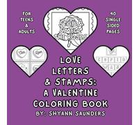 Love Letters & Stamps: A Valentine Coloring Book