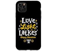 Love Light Latkes Happy Hanukkah Festival ebraico Chanukah Custodia per iPhone 11 Pro Max
