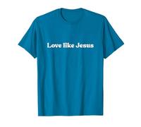 Love Like Jesus Shirt Faith Religious Minimalist Christian Maglietta