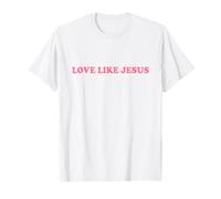 Love Like Jesus Shirt Faith Religious Minimalist Christian Maglietta