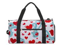 Love Little Dragon - Borsa da palestra per uomo e donna, impermeabile, grande borsone per allenamento da viaggio