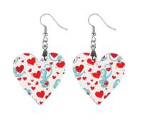 Love Little Dragon Orecchini in legno da donna, gioielli vintage eleganti in legno, orecchini leggeri per matrimoni, feste, regalo di tutti i giorni, Apricot shaped, Legno, Legno