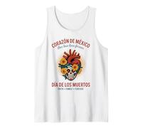Love Lives On - Cuore Messicano Dia de Los Muertos Canotta