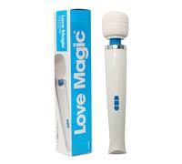 Love Magic Wand - ricaricabile, vibratore massaggiante (bianco)