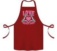 Love Mai Terminali Gotico Valentine's Giorno Cotone Grembiule 100% Biologico