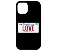Love Massachusetts Targa Stati Uniti Orgoglio Boston Custodia per iPhone 12/12 Pro
