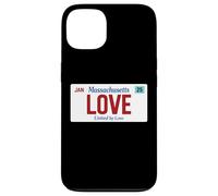 Love Massachusetts Targa Stati Uniti Orgoglio Boston Custodia per iPhone 13