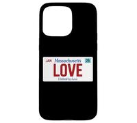 Love Massachusetts Targa Stati Uniti Orgoglio Boston Custodia per iPhone 15 Pro Max