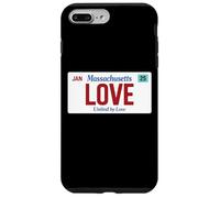 Love Massachusetts Targa Stati Uniti Orgoglio Boston Custodia per iPhone 7 Plus/8 Plus