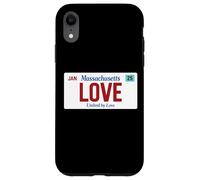 Love Massachusetts Targa Stati Uniti Orgoglio Boston Custodia per iPhone XR