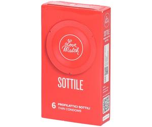 Love Match *Sottile* 1x6 pz Preservativi