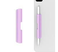 LOVE MEI Custodia in silicone per matite, compatibile con Apple Pencil, Apple Pencil di 1a/2a generazione, forte adesivo attaccato alla custodia dell'iPad per penne stilo (viola)