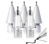 LOVE MEI Punte di ricambio per Apple Pencil Pro, punte per matita adatte per Apple 2a e 1a generazione USB-C, e Logitech Crayon Digital Pencil, punte per penna ad ago con custodia, set di matite iPad