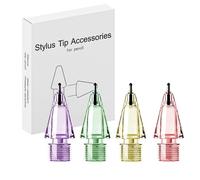 LOVE MEI Set di punte di ricambio per Apple Pencil Pro, punte per Apple Pencil Pro, compatibili con USB C di seconda generazione e matita digitale Logitech Crayon, punta ad ago con custodia, set di