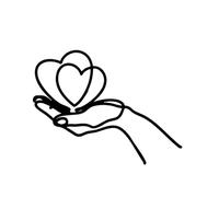 LOVE Metal Wall Art Sculpture, Heart-Shaped Mural Decor For Home Modern Gift