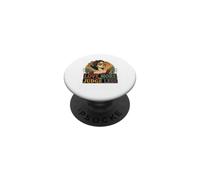Love More Judge Less LGBTQ Pride, design retrò arcobaleno PopSockets PopGrip Adesivo