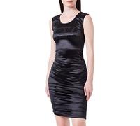 Love Moschino Abito Aderente Senza Maniche in Jersey Elasticizzato Lucido NAN, Nero, 48 Donna