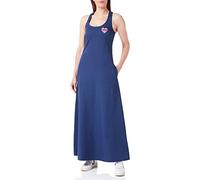 Love Moschino Abito Lungo da Donna con Spalline Incrociate, Blu Scuro, 50