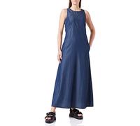 Love Moschino Abito Lungo Senza Maniche Dress, Blu, 44 Donna