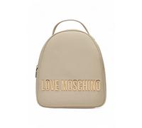 Love Moschino, ,Bags ,Donna ,Beige ,ONE SIZE Maxi Lettering Backpack