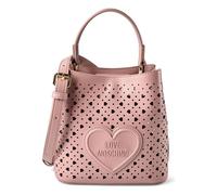 Love Moschino Basket Laminated Borsa a tracolla 22 cm rosa