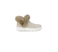 Love Moschino Beige Leather Chunky Sneakers - EU35/US5