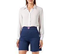 Love Moschino Bermuda Shorts, Blu Scuro, 44 Donna