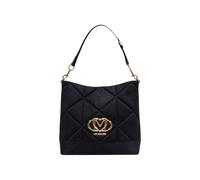 Love Moschino Black Suede Leather Handbag