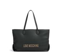 Love Moschino Bold Love Hammered Borsa shopper nero, pelle sintetica, donna