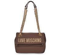 Love Moschino Borsa a spalla BOLD LOVE HAMMERED in Marrone Unica