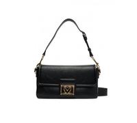 Love Moschino - Borsa a spalla con placca logo - - Bags - Donna - Nero - ONE SIZE