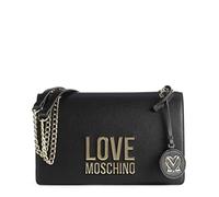 Love Moschino, Borsa a Spalla da Donna, Pre Collezione Autunno Inverno 2021, Nero, Taglia unica