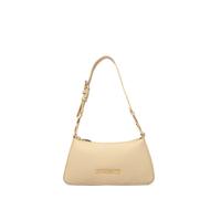 Love Moschino borsa a spalla in ecopelle martellata beige chiaro