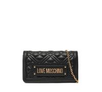 Love Moschino borsa in ecopelle trapuntata nero oro UNI