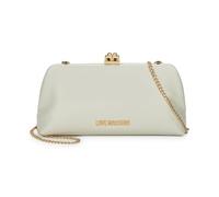 Love Moschino Borsa pochette a tracolla chiusura cuori avorio