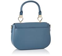 Love Moschino Borsa Pu Denim, BORSA A SPALLA Donna, Blu Denim, 18x26x7