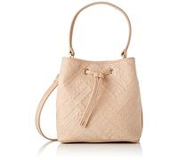 Love Moschino Borsa Pu Embossed (Logo) Nude, BORSA A SPALLA Donna, Multicolor, 24x25x15