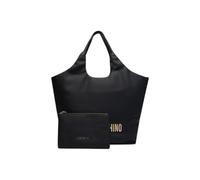 Love Moschino BORSA PU GRS NERO+HAMMERED LOGO