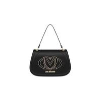 Love Moschino Logo Borsa a tracolla 28 cm nero