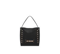 Love Moschino Timeless Borsa a mano nero, pelle sintetica, donna