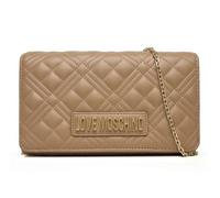 Love Moschino borsa a tracolla in ecopelle trapuntata color nocciola UNI