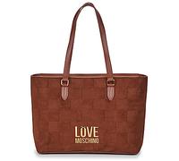 Love Moschino Borsa Shopping PATCHY in Marrone Unica