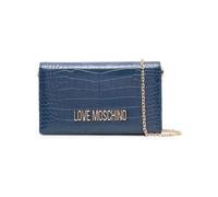 Love Moschino Borsetta Pochette Tracolla Catenella Blu