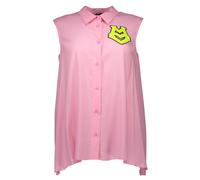 Love Moschino, ,Blouses & Shirts ,Donna ,Rosa ,XS Camicia senza maniche con collo italiano rosa