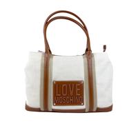 Love Moschino - Canvas Shopping - - Bags - Donna - Bianco - ONE SIZE
