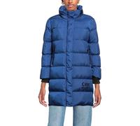 Love Moschino Chic Long Down Jacket with Logo Detail - IT44|L
