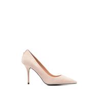 Love Moschino decollete a punta in suede nude