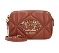 Love Moschino Embossed Borsa a tracolla 21 cm marrone