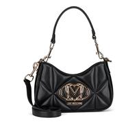 Love Moschino Embossed Q Borsa a spalla nero, pelle sintetica, donna